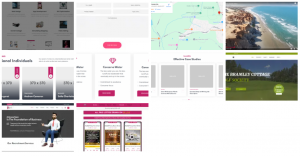 Gallery images website design package