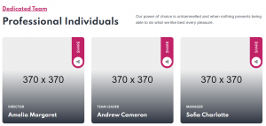 Key People website design package