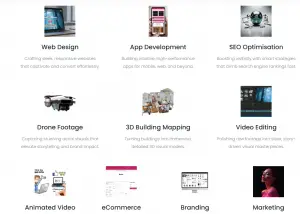 Text & Image website design package