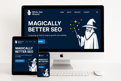 website design package- White Hat Wizard